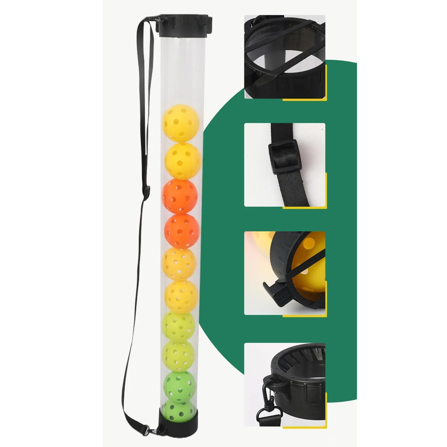 Pickleball Ball Pickup Tube – Portable Retriever