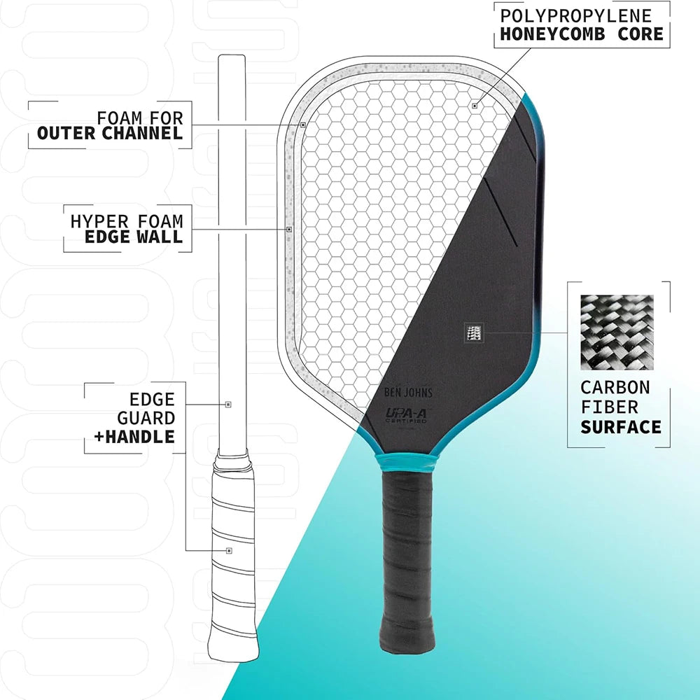 JOOLA Ben Johns Perseus 3S 16mm Pickleball Paddle